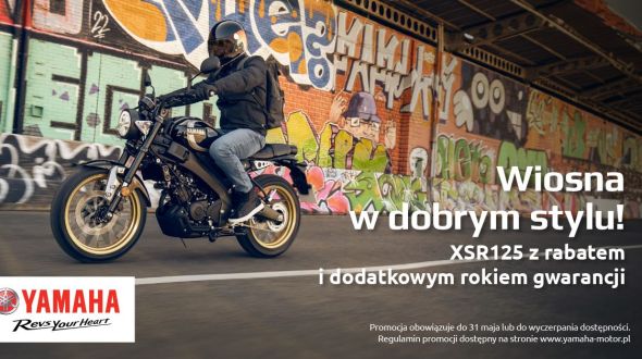 XSR125 i XSR125 Legacy w obniżonych cenach i dodatkowym rokiem gwarancji