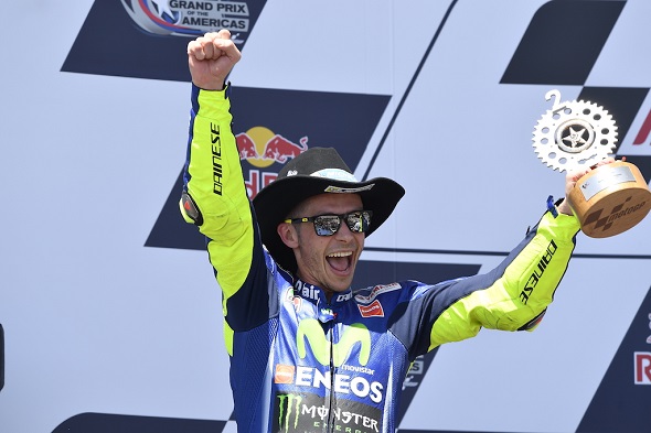 MotoGP Rossi drugi w Teksasie!