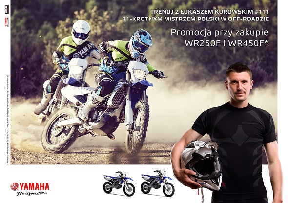 Trenuj z Mistrzem! Yamaha ogłasza promocję na serię WRF