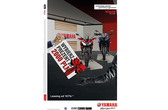 2000 zł w prezencie przy zakupie Yamahy Tracer 700 lub Tracer 900