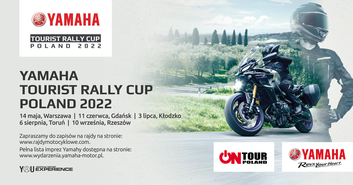 Zapraszamy na jednodniowe rajdy Yamaha Tourist Rally Cup